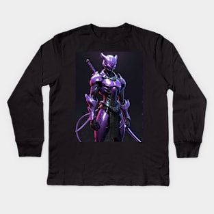 Psychic Legendary Cyber-Ninja Kids Long Sleeve T-Shirt